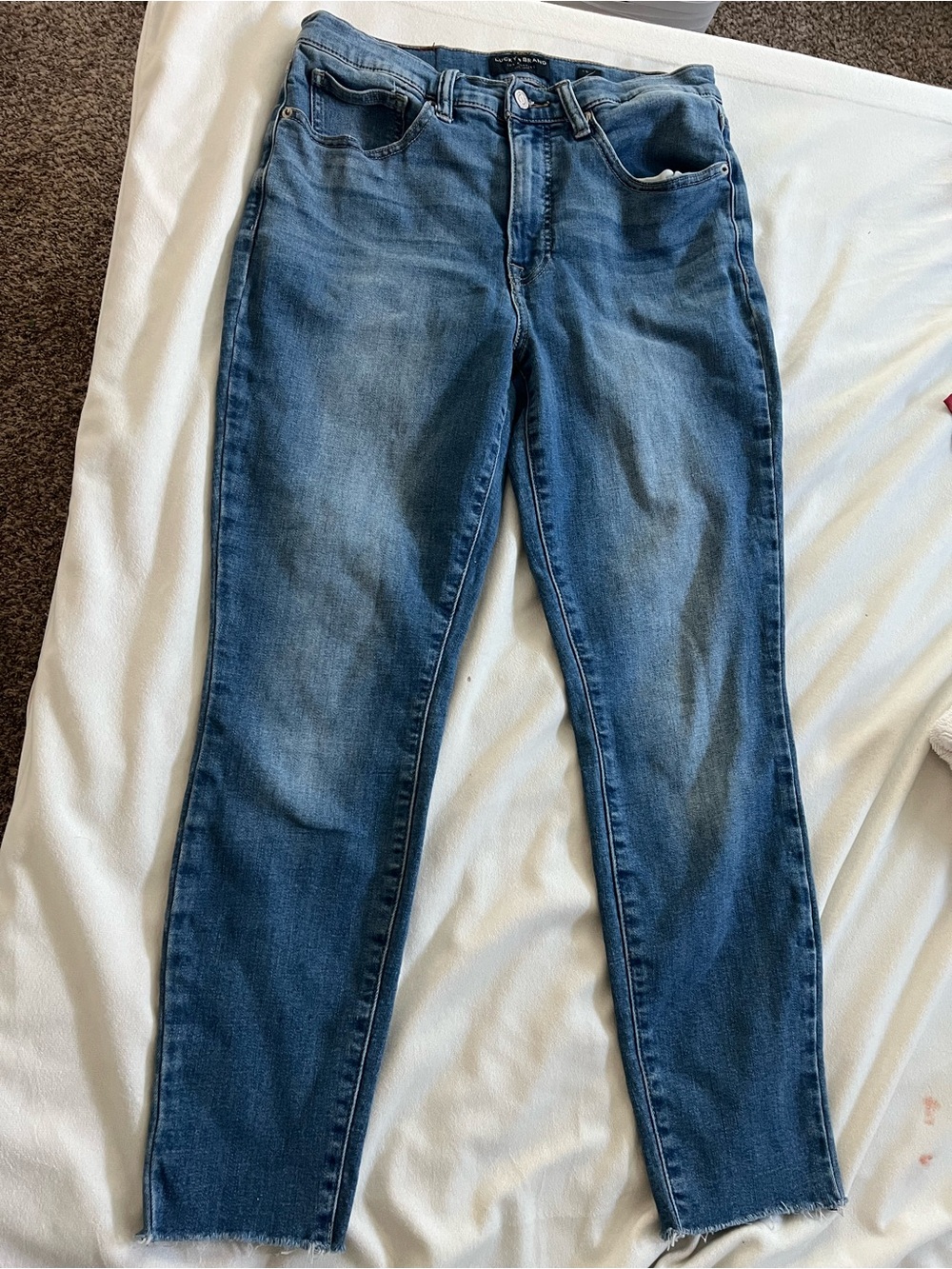 Lucky Brand Women's Skinny Jeans in Medium Blue Wash